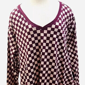 NWT SONOMA Women Long Sleeve Pullover Cotton The Everyday Tee Shirt Top Size 3X